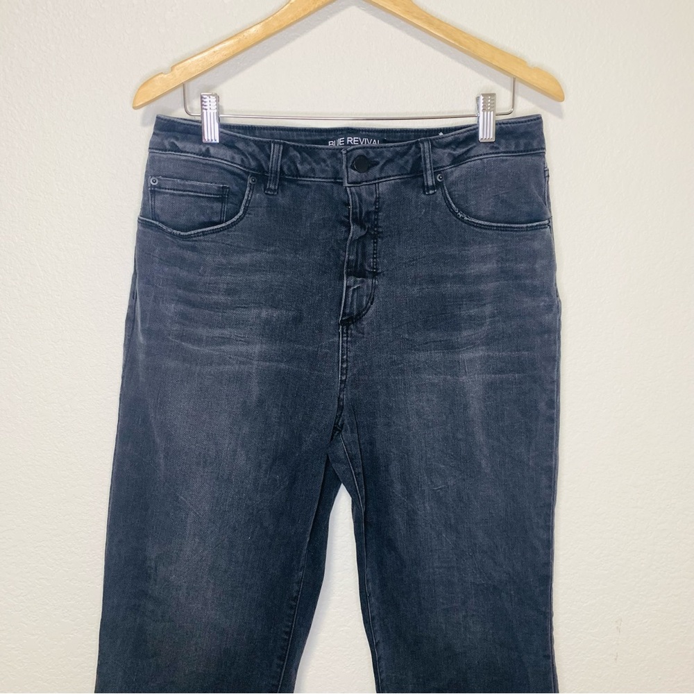 Blue Revival High Rise Straight Jeans Size 31 - Picture 3 of 11